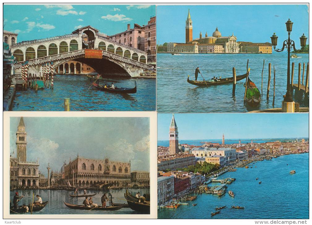 7 POSTCARDS: VENEZIA - BATEAUX / Boten & Schepen/ Boats & Ships / Boten & Schiffe - Canal - (3 Scans) - 5 - 99 Postkaarten