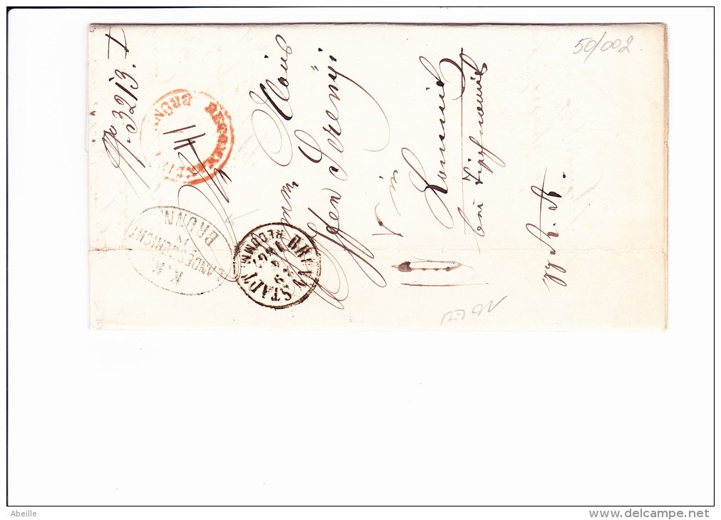 50/002  LETTRE 1867    DE BRUNN - Vorphilatelie