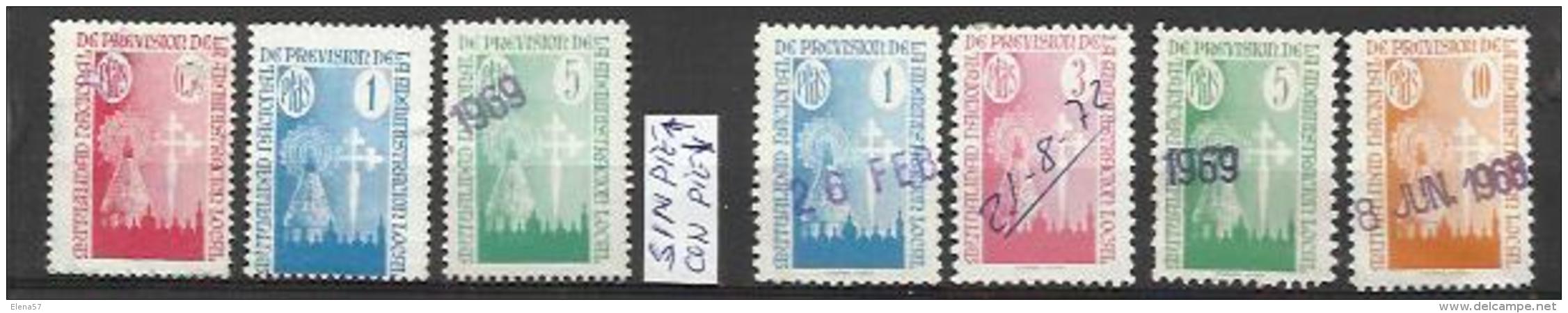 9204-ATENCION Con Y SIN PIE DE IMPRENTA,SELLOS FISCALES MUTUALIDAD NACIONAL DE PREVISION DE LA ADMINISTRACION LOCAL - Revenue Stamps
