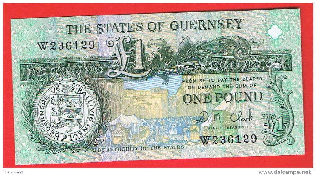 GUERNSEY - 1 Pound SC  P-52 - Guernsey