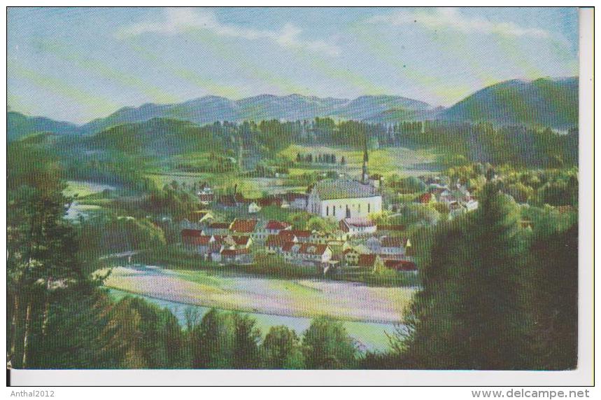 Litho Bad Tölz Krankenheil Gegen Benediktenwand Um 1900 - Bad Tölz