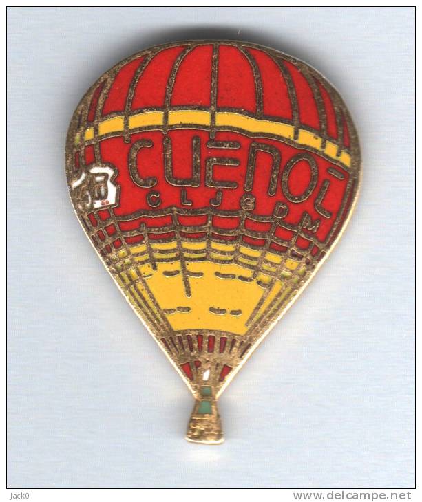 Pin´s   MONTGOLFIERE  CUENOT - Airships