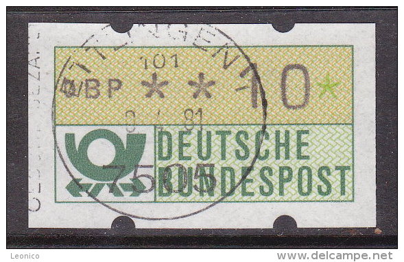 BRD-Germany - Automatenmarken /  Mit Zählnr. /1981 / D114 - Automaatzegels [ATM]