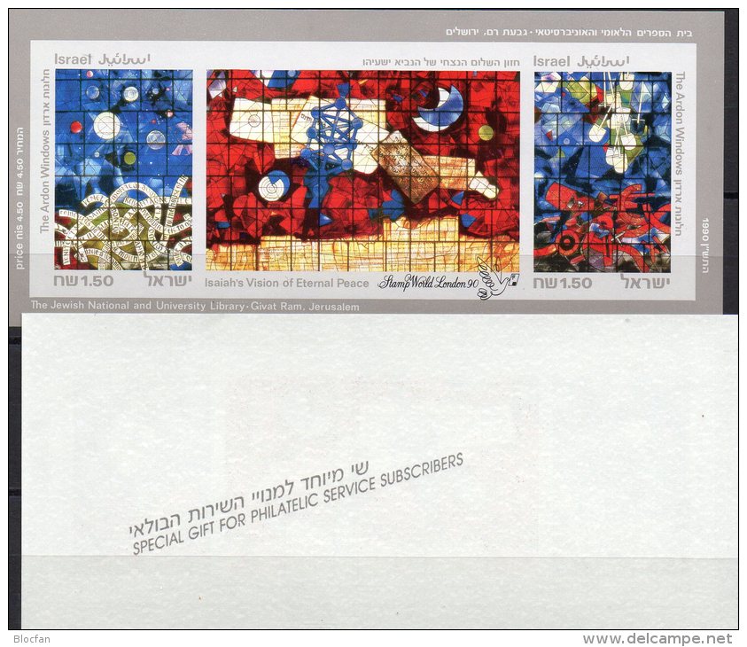 6 Topics Blocs History Israel Motiv-Blocks ** 111€ Kunst Kultur Bf M/s Various Thema Art Bloc Philatelic Sheet Of Asia - Collections, Lots & Series