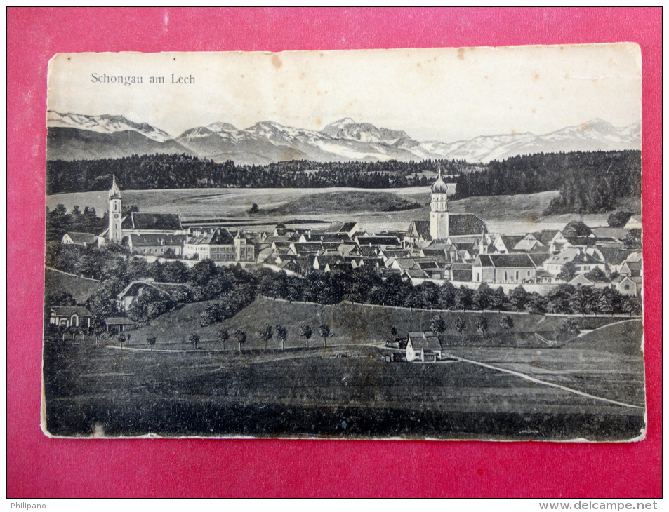 Germany > Bavaria > Schongan Am Lech  1909 Cancel  Ref 955 - Deggendorf