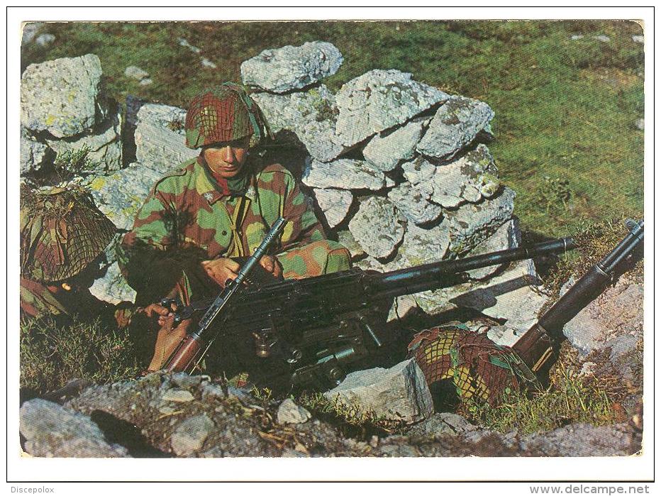 B3281 Esercito Italiano - Mitraglieri In Postazione / Viaggiata 1974 - Manovre