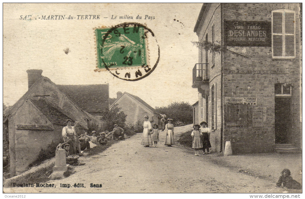 89 St Martin Du Tertre. Le Milieu Du Pays. Epicerie Deslandes - Saint Martin Du Tertre