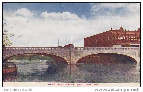 Wisconsin Eau Claire Barstow Street Bridge - Eau Claire