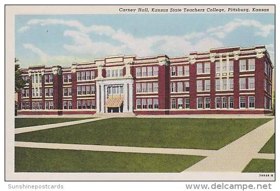 Kansas Pittsburg Carney Hall Kansas State Teachers College - Wichita