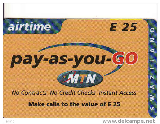 Swaziland, MTN, E25, Airtime - Swaziland