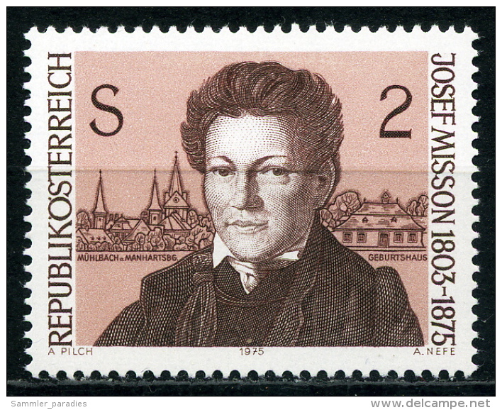 Österreich - Michel 1489 - ** Postfrisch - Josef Misson - Wert: 0,40 Mi€ - Unused Stamps