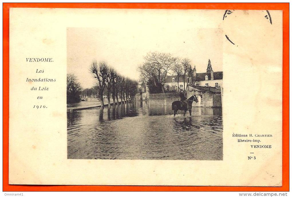 VENDOME - Inondations Loir 1910 - N° 5   (  L65 ) - Vendome