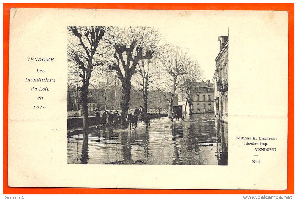 VENDOME - Inondations Loir 1910 - N° 6   ( L65 ) - Vendome