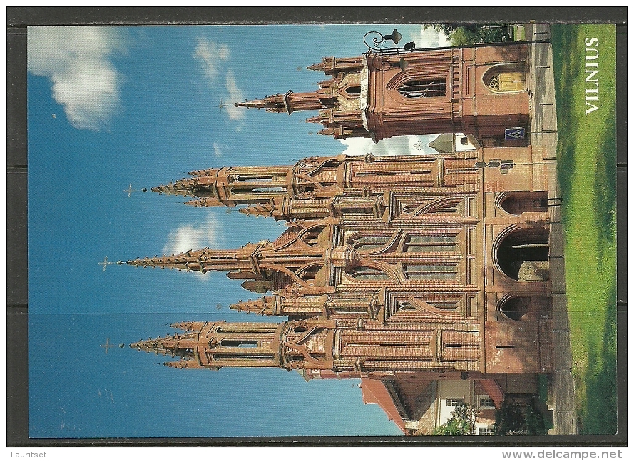 LITAUEN Lietuva Lithuania Vinius Postkarte St. Anne&#347; Church Kirche Unused - Lithuania