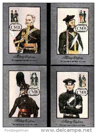 CISKEI, 1984 , Military Uniforms,  Mint Maxicards, Nr(s.) 11-15 - Ciskei