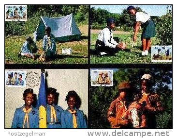 CISKEI, 1985 , Girl Guides,  Mint Maxicards, Nr(s.) 20-23 - Ciskei