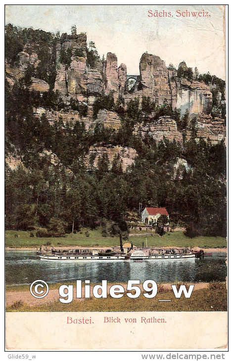 BASTEI - Blick Von Rathen - Sächs, Schweiz - Bastei (sächs. Schweiz)