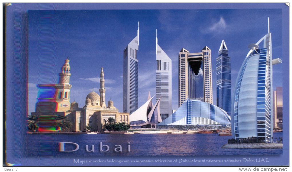 (358) UAE - Dubai Skyline + Mosque - Emirats Arabes Unis