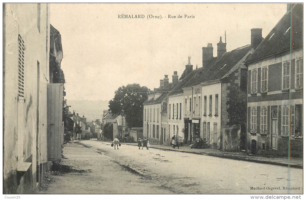 61 REMALARD - Rue De Paris - Remalard