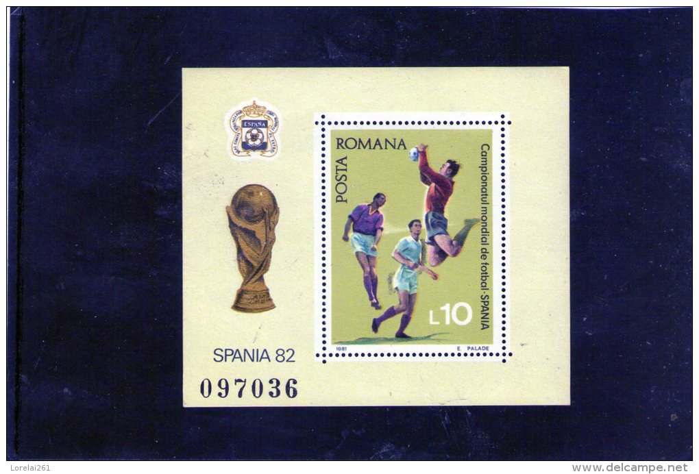 1981 COUPE DE FOOTBALL ESPANA 82 Mi Bloc 184 Et Yv Bloc 152 MNH - Unused Stamps