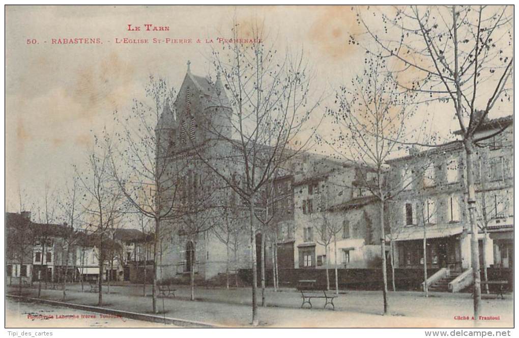 81 - Rabastens - L'Eglise St-Pierre &amp; La Promenade - Rabastens