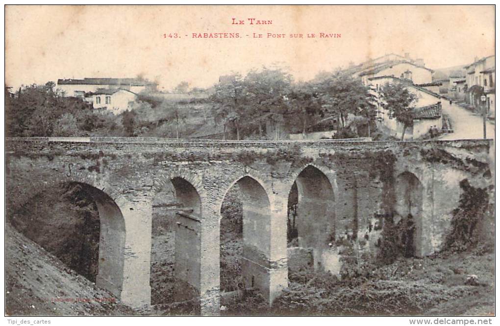 81 - Rabastens - Le Pont Sur Le Ravin - Rabastens