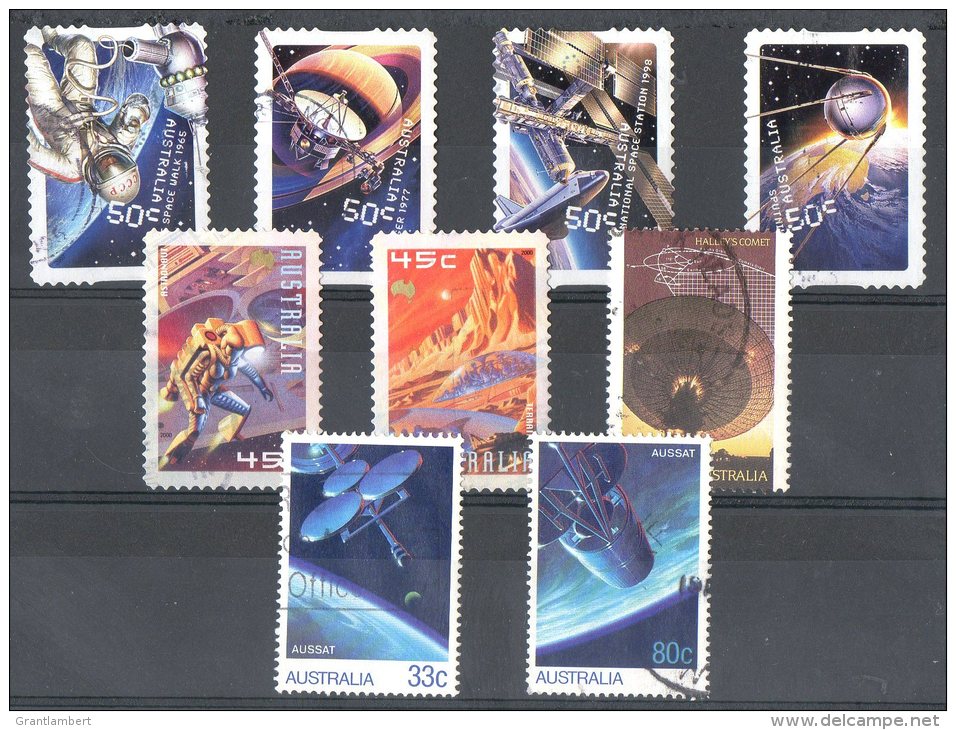 Australia - Small Collection Of Space Stamps, Used - Collections