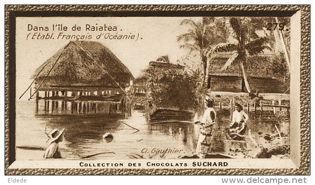 Dans L Ile De Raiatea Village D Averati No 279 Cliché  Gauthier  Ce N Est Pas Une CPA - Suchard