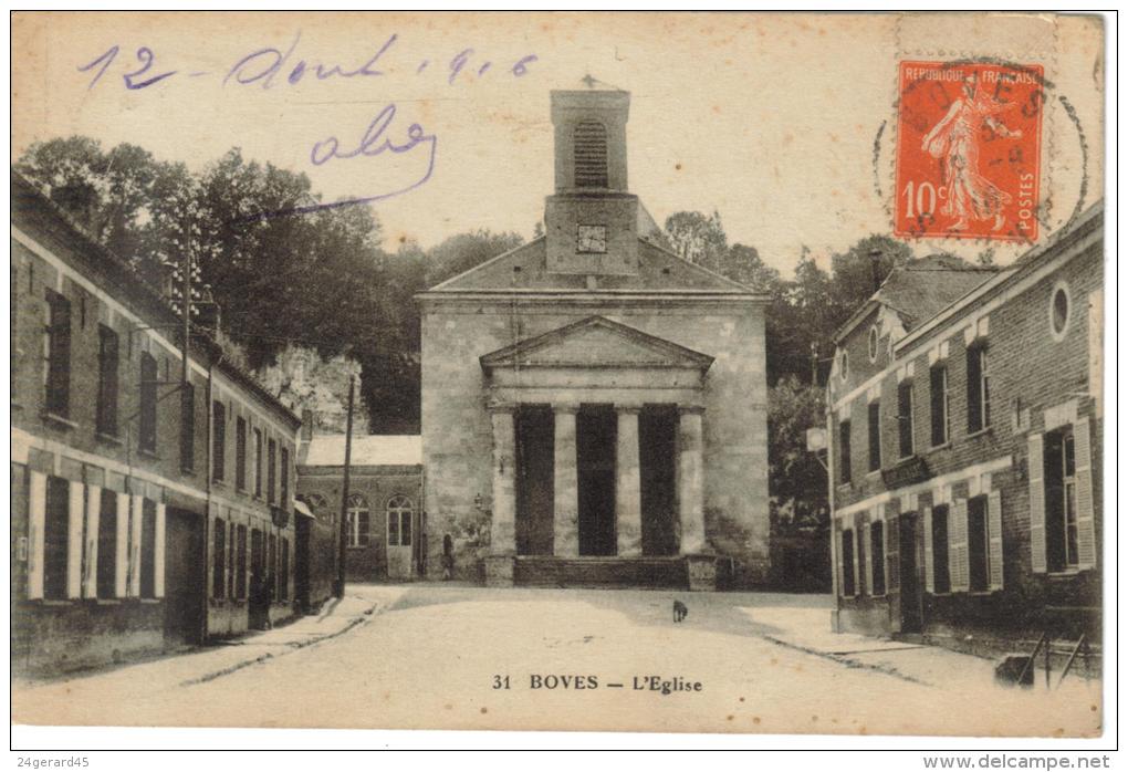 CPA BOVES (Somme) - L'église - Boves