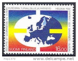 FINLANDIA 1992 - SEGURIDAD EUROPEA - YVERT Nº  1132** - Ungebraucht