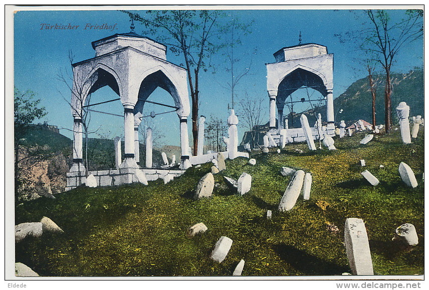 Turkischer Friedhof  Muslim Cemetery Edit Albert Thier Sarajevo 1911 No 5184 - Bosnie-Herzegovine