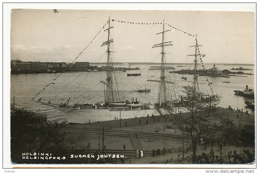 Helsinki  " Suomen Joutsen " Three Master Voilier 3 Mats Ch. St Nazaire Laennec Cap Horn - Finlandia