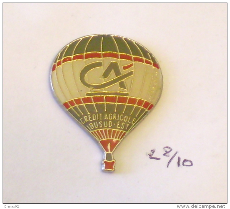 Montgolfiére , Banque Crédit Agricole Sud Est / Bank, Balloon, Ballon - Fesselballons