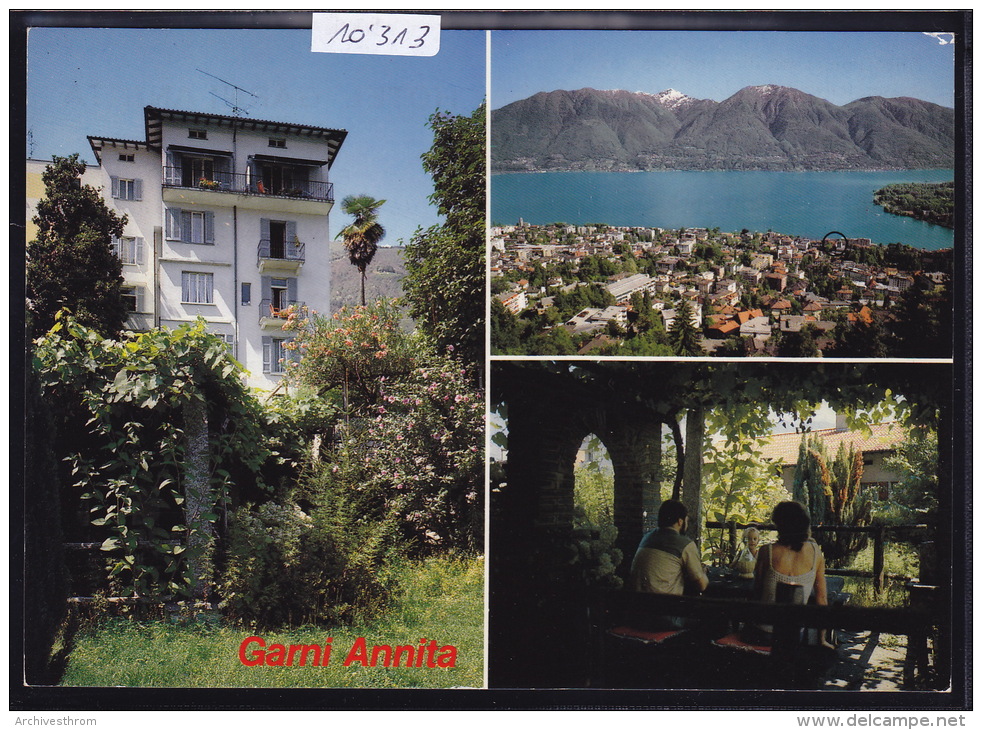 Locarno - Muralto - Via S. Gottardo 34 - Hotel Garni Annita - 3 Viste ; Form. 10 / 15 (10´313) - Muralto