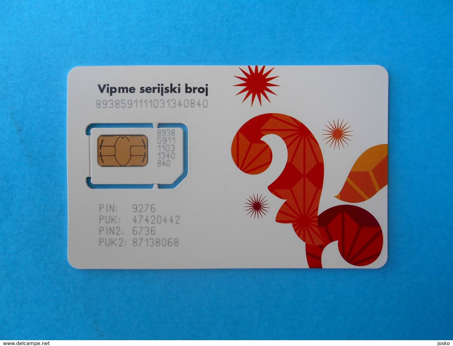 VIP ( Now A1 )  ...  ( Croatia GSM SIM Card With Chip ) * MINT CARD - NEVER USED - Kroatien