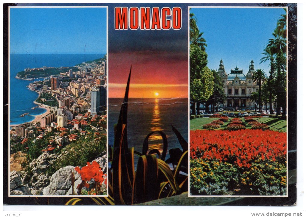 CP - PHOTO - SOUVENIR DE MONACO - PRINCIPAUTE - 738 -  MULTIVUES - GILLETTA - Tarjetas Panorámicas