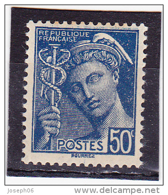 FRANCE   1938-41  Y.T. N° 414A  NEUF*  Trace De Charnière - 1938-42 Mercure