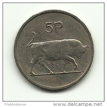 1975 - Irlanda 5 Pence     ---- - Irlanda