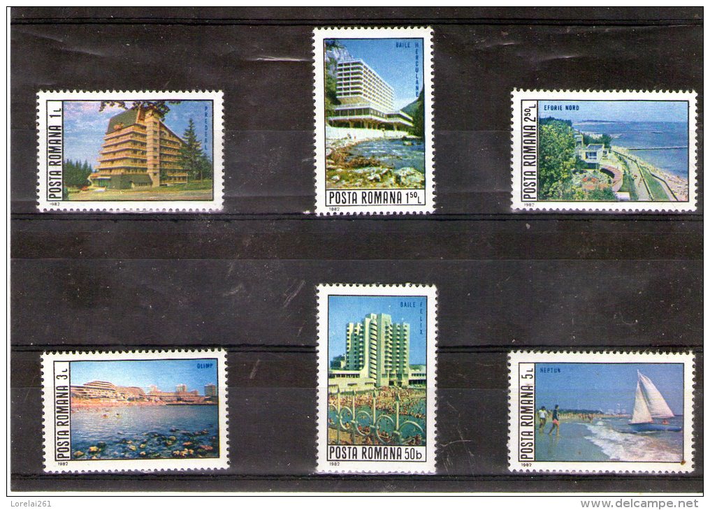 1982 - Stations Balneaires  Mi 3886/3891 Et Yv 3393/3398 MNH - Unused Stamps