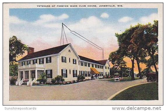 Wisconsin Janesville Veterans Of Foreign Wars Club House - Janesville