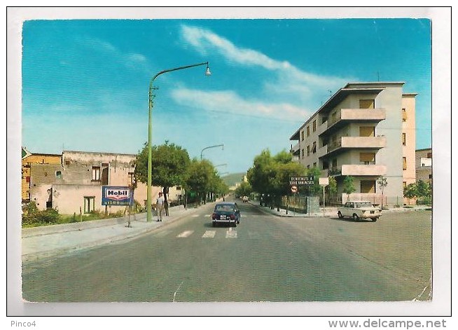 TORRE ANNUNZIATA VIA VITTORIO VENETO CARTOLINA FORMATO GRANDE VIAGGIATA NEL 1969 - Torre Annunziata