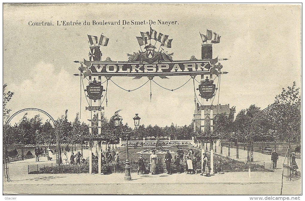 COURTRAI - L' Entrée Du Boulevard De Smet-De Naeyer - Volkspark - Later Astridpark - Kortrijk