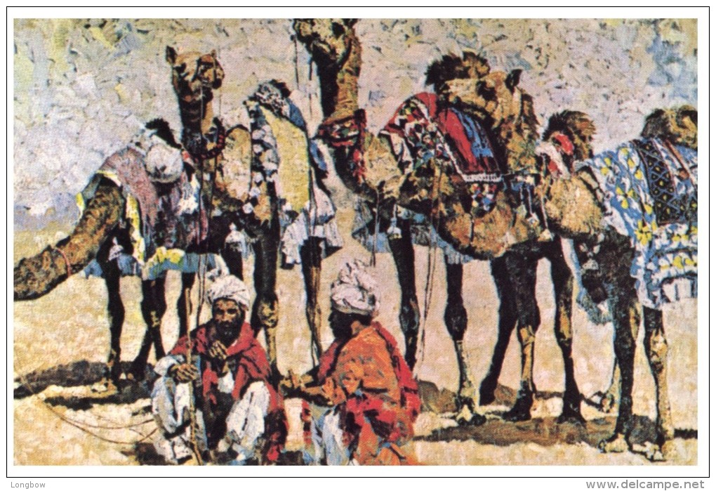 A Portrait Of Camel Men In The Desert - Saudi-Arabien