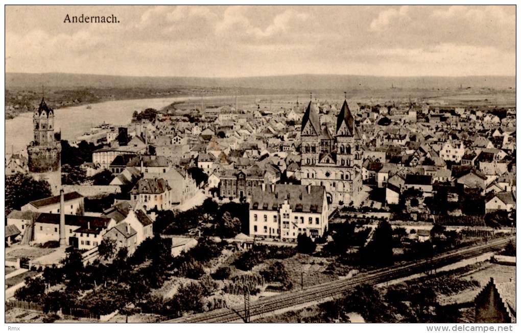 ANDERNACH  Vue Générale  Carte En Très Bon état - Andernach