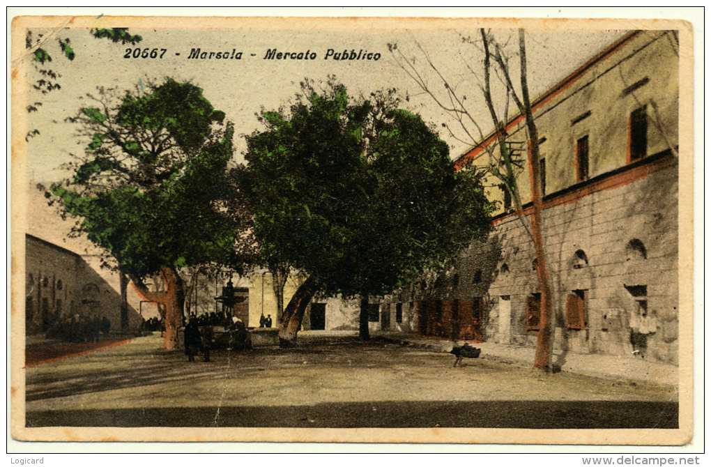 MARSALA (TP) MERCATO PUBBLICO 1933 - Marsala