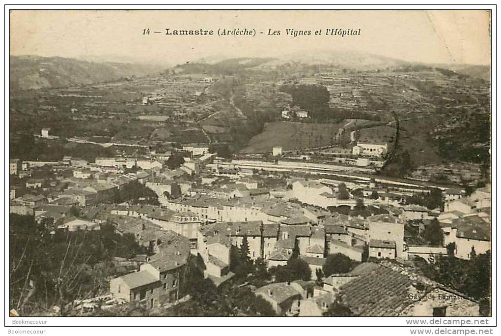 07  LAMASTRE  LES VIGNES ET L´HOPITAL       14   ( Jamais  Vue Sur Delcampe ) - Lamastre