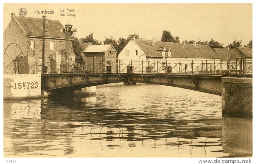 Humbeek - De Brug -1925 ( Verso Zien ) - Grimbergen