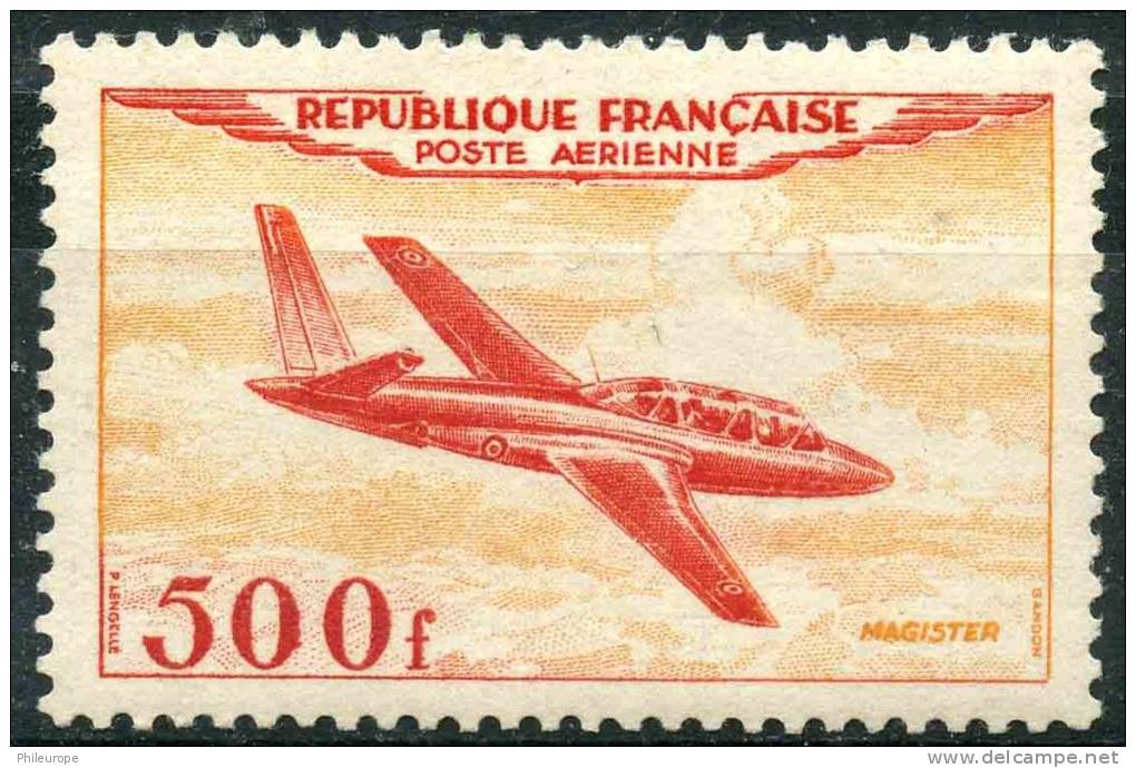 France PA (1954) N 32 * (charniere) - 1927-1959 Neufs