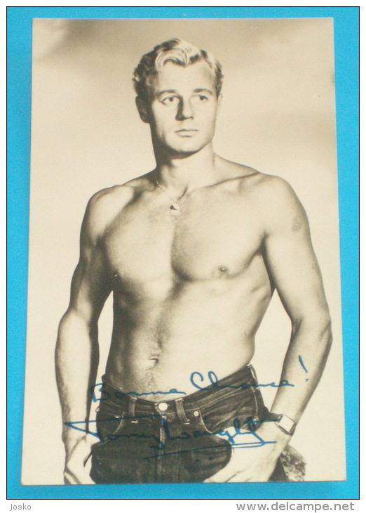 A OLD ACTOR - Tony ...  * HAND SIGNED PHOTO * ORIGINAL 100% AUTOGRAPH * Erotic Gay Sexy Man - Autogramme