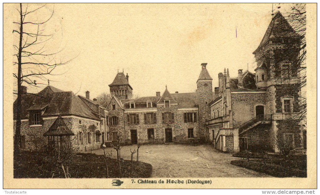 CPA 24 CHÂTEAU DE HOCHE 1933 - Other & Unclassified